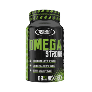 Omega 3 Strong 60 capsule, Real Pharm, Ulei de peste, EPA si DHA