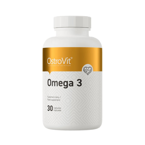 Omega 3 1000mg, 30 capsule moi, Ostrovit, Acizi grasi din ulei de peste