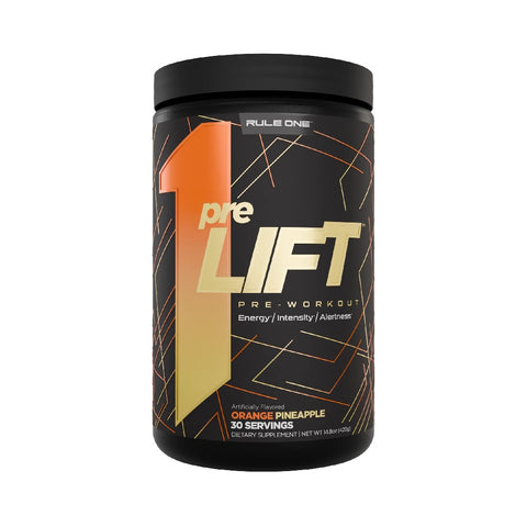 PreLIFT 420g, powder, Rule One, Pre-workout food supplement with caffeine