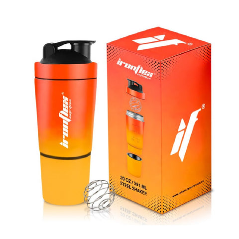 Steel Shaker 591 ml, IronFlex, Shaker