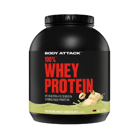 100% Whey Protein, powder, 2000g, Body Attack, Whey protein food supplement