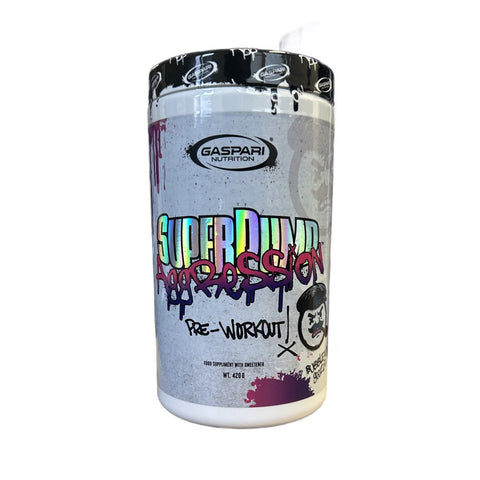 SuperPump Aggression, pudra, 420g, Gaspari Nutrition, Supliment alimentar pre-workout cu cofeina