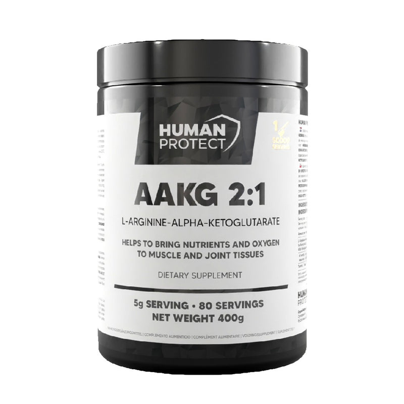 Arginina | AAKG 2:1, pudra, 400g, Human Protect, Oxid nitric 1