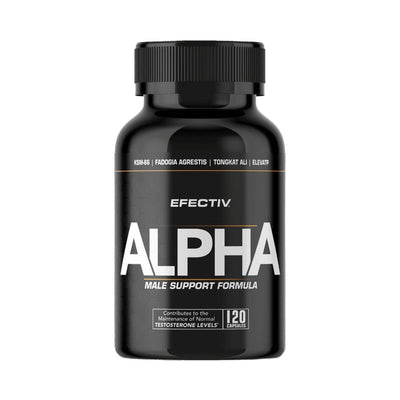 Suplimente sanatate sexuala | Alpha, 120 capsule, Efectiv Nutrition, Stimulator testosteron 0