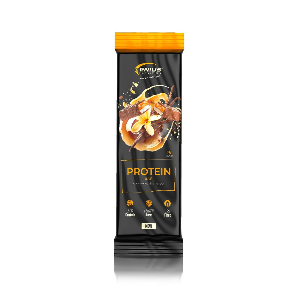 Protein bar 50g, Genius Nutrition, Baton proteic
