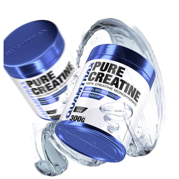 Creatina pura, pudra, 300g, Quamtrax, Supliment alimentar de tip creatina monohidrata