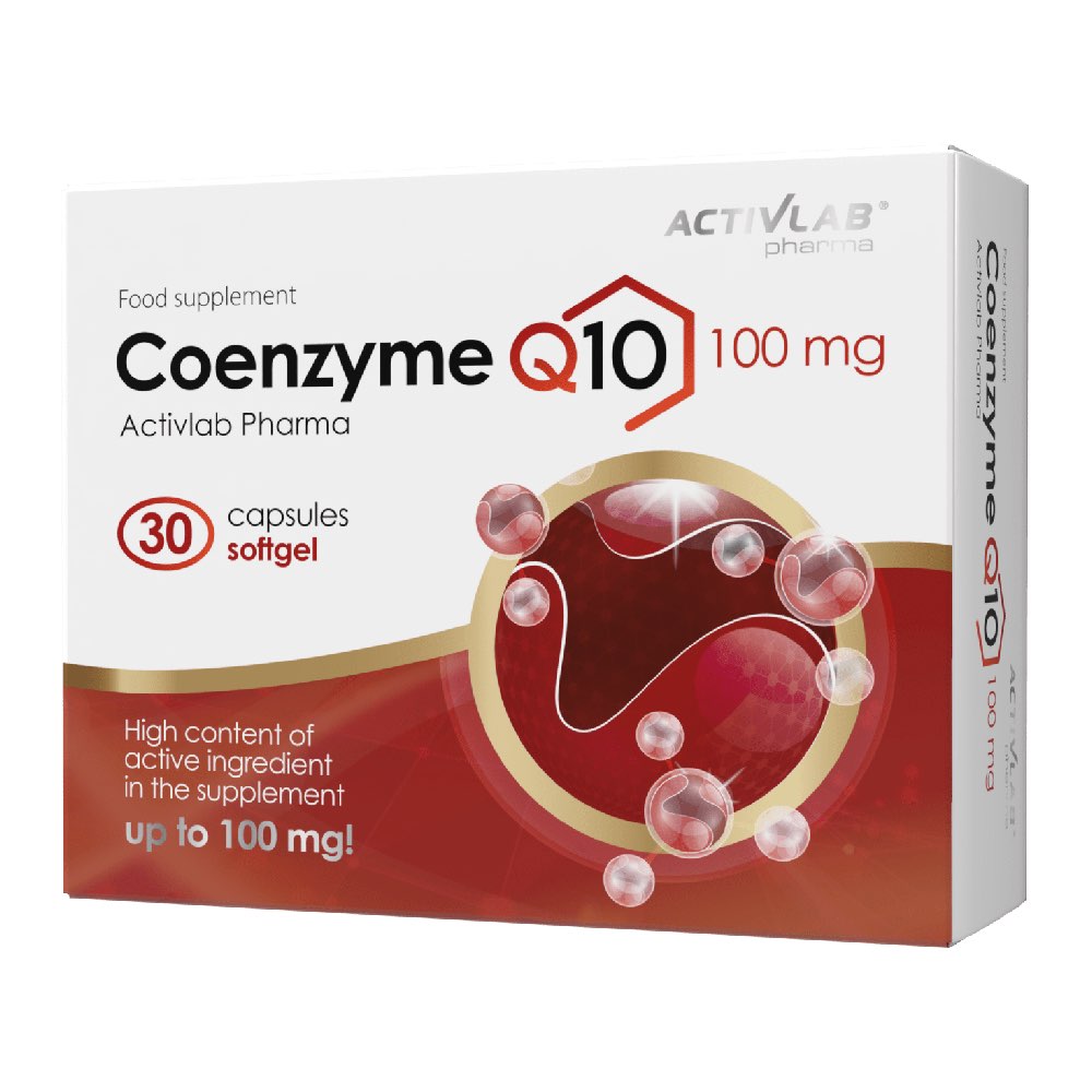 Coenzyna Q10 100mg 30 capsule moi, Activlab, Supliment alimentar pentru sanatate