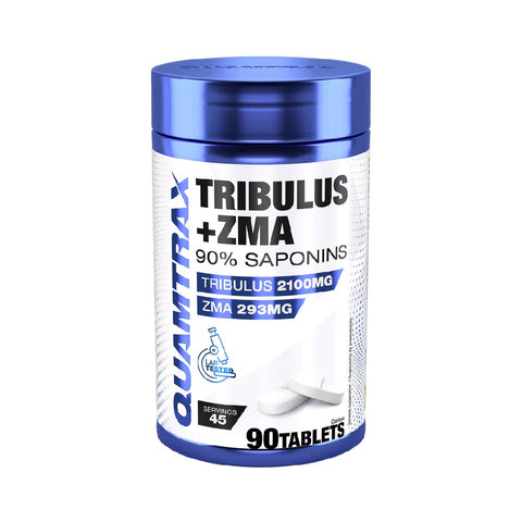 Tribulus + ZMA 90 tablete, Quamtrax, Stimulator testosteron