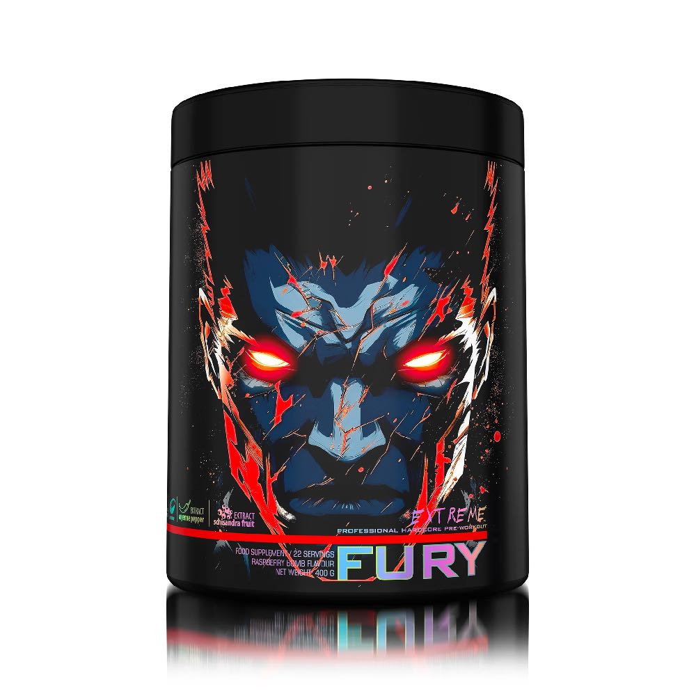 FURY EXTREME, powder, 400g, Genius Nutrition, Pre-workout with caffeine