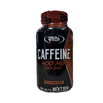 Caffeine 90 tablete, Real Pharm, Cofeina sub forma de tablete
