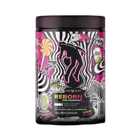 Reborn 680g, pudra, Veiny Galaxy, Supliment alimentar de tip pre-workout cu cofeina