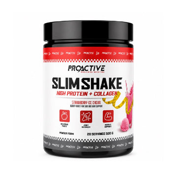 Slim Shake 500g, pudra, ProActive, Concentrat proteic din zer si colagen bovin hidrolizat