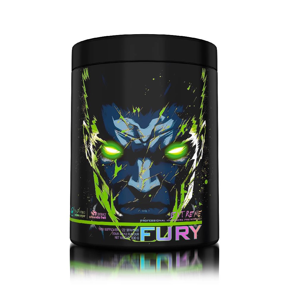FURY EXTREME, powder, 400g, Genius Nutrition, Pre-workout with caffeine