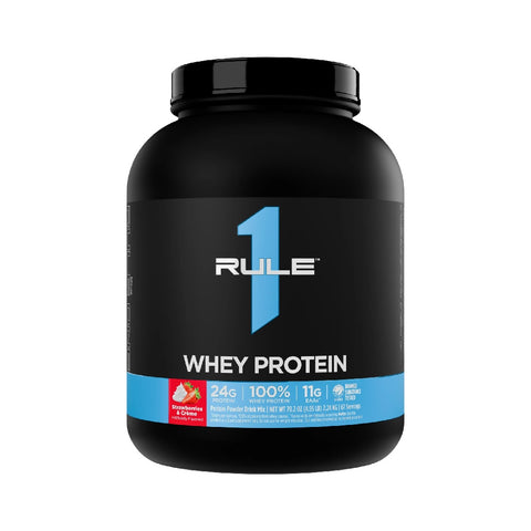 Whey Protein 2.2 kg, pudra Rule One, Amestec proteic