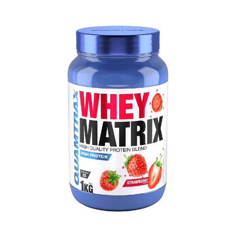 Whey Matrix 1000g, pudra, Quamtrax, Proteine din soia si lapte