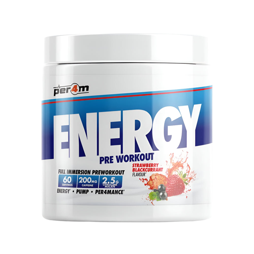 Energy 390g, pudra, Per4m, Pre-workout cu cofeina