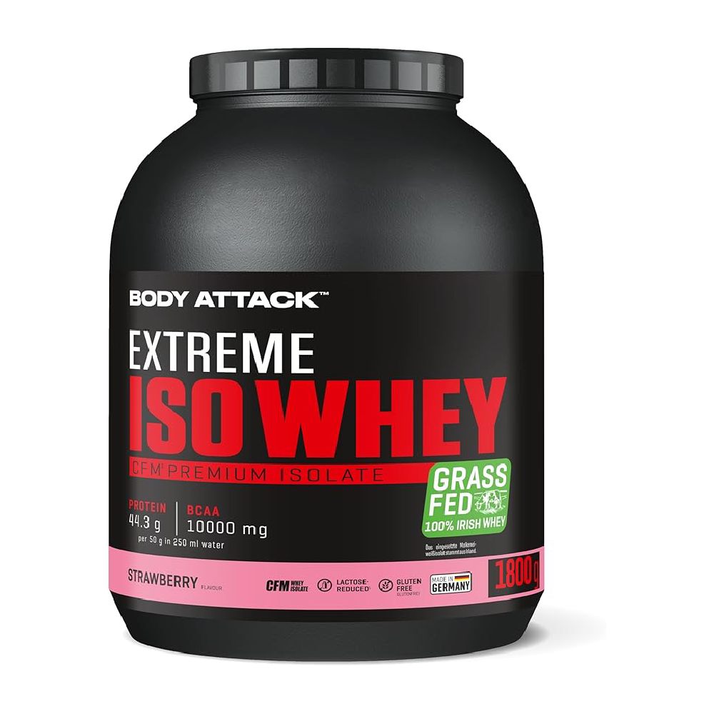 Extreme Iso Whey, pudra, 1,8kg, Body Attack, Izolat proteic din zer