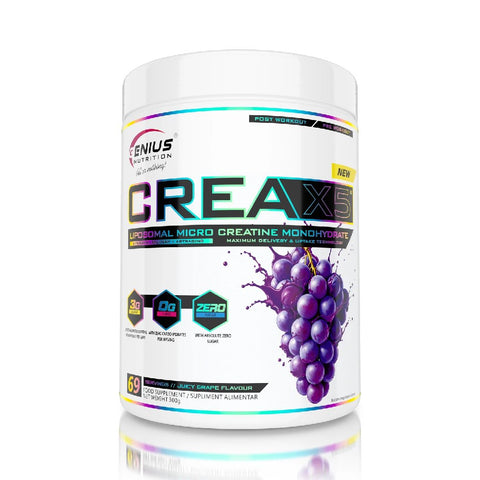 CREA-X5 LIPOSOMAL 300g, pudra, Genius Nutrition, Creatina monohidrat liposomala