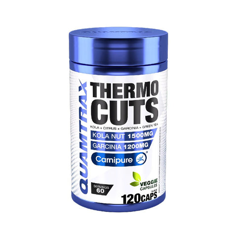 ThermoCuts 120 capsule vegane, Quamtrax, Supliment pentru scadere in greutate