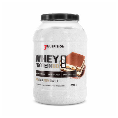 Whey Protein 80 2kg, pudra, 7Nutrition, Supliment alimentar de tip proteina din zer