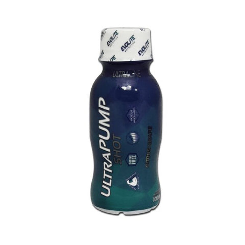 Ultra Pump Shot 100ml, Evolite, Supliment alimentar lichid tip pre-workout cu cofeina