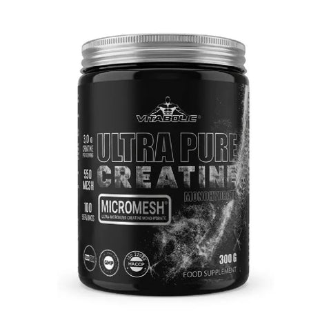 Ultra Pure Creatine MicroMesh® 300g, pudra, Vitabolic, Creatina monohidrat ultra-micronizata