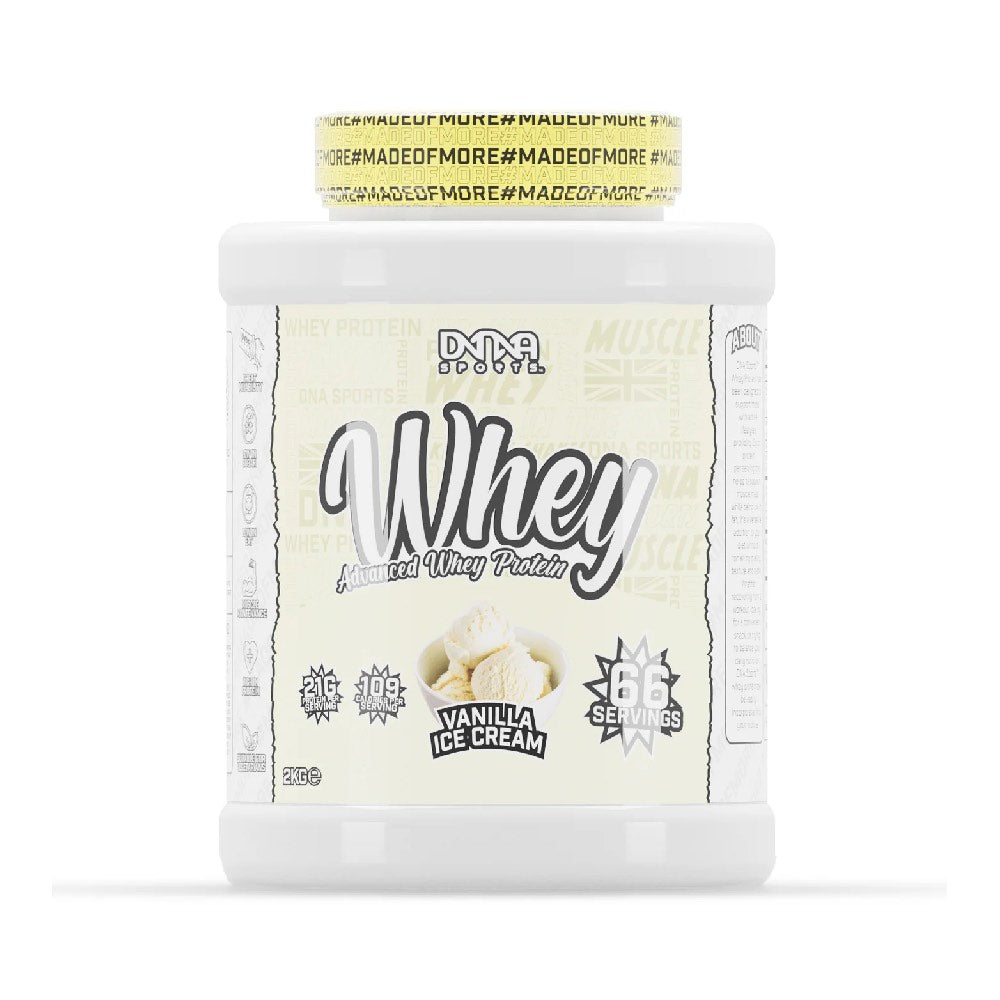 Proteina de zer, pudra, 2kg, DNA Sports, Supliment alimentar proteic