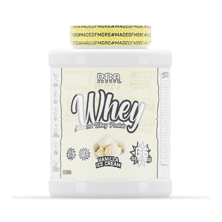Proteina de zer, pudra, 2kg, DNA Sports, Supliment alimentar proteic