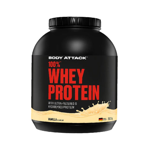 100% Whey Protein, powder, 2000g, Body Attack, Whey protein food supplement