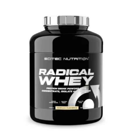 Radical Whey 2000g, pudra, Scitec Nutrition, Supliment alimentar de tip proteina din zer cu aminoacizi si creatina