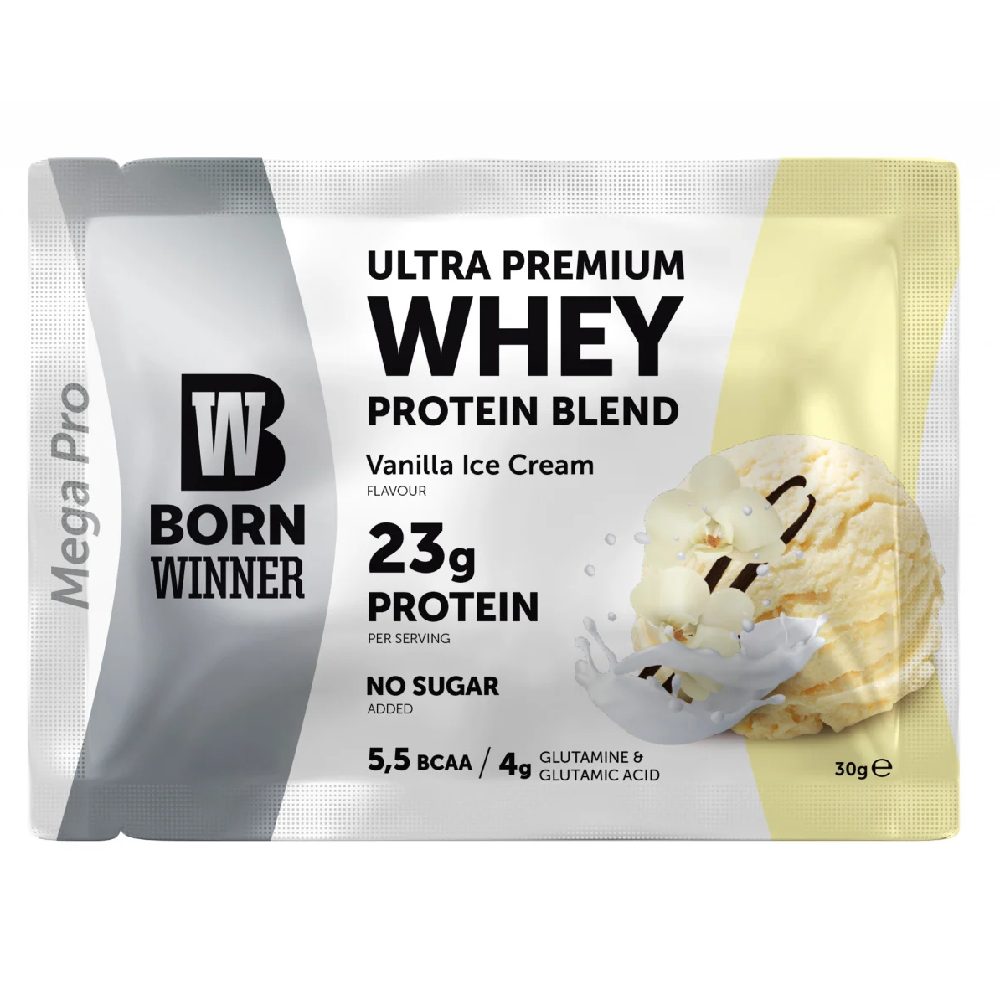Whey Protein Blend 30g, Born Winner, Amestec de proteine din zer
