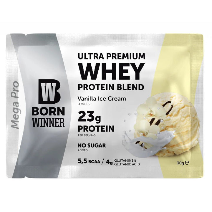 Whey Protein Blend 30g, Born Winner, Amestec de proteine din zer