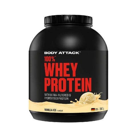 100% Whey Protein, powder, 2000g, Body Attack, Whey protein food supplement