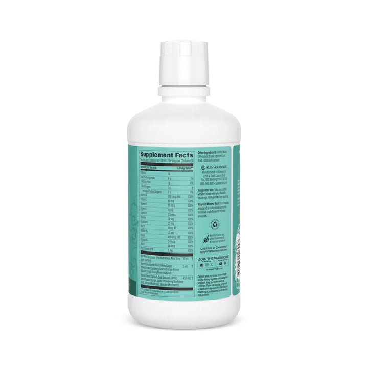 Vitamin Mineral Rush 887ml, Sunwarrior, Suc aloe vera su vitamine si minerale esentiale