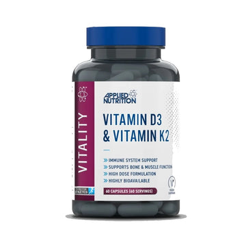 Vitamina D3 + K2 60 capsule, Applied Nutrition