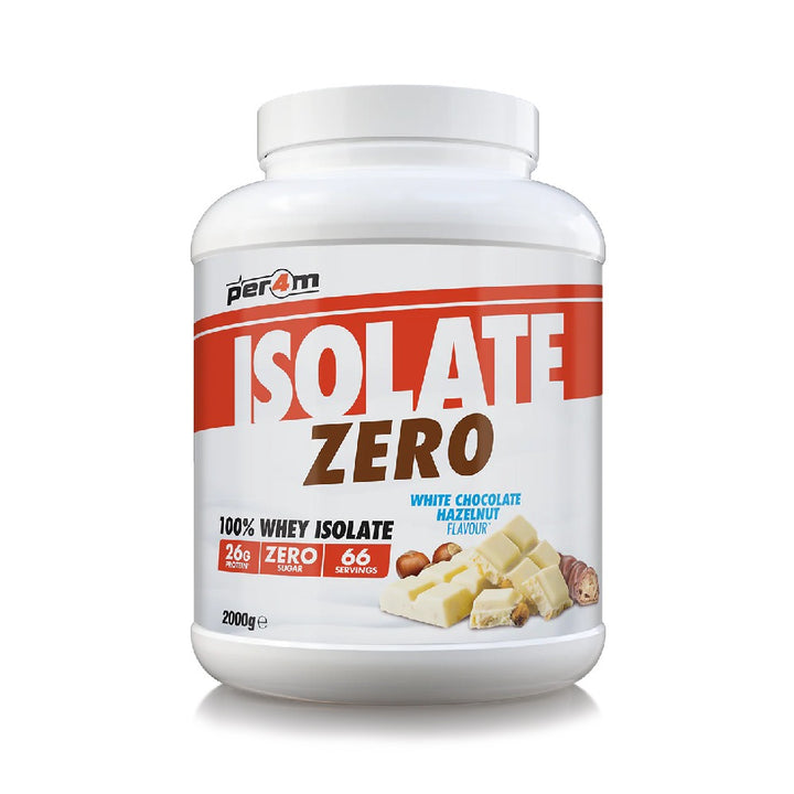 Isolate zero, pudra, 2000g, PER4M, Supliment alimentar pentru crestere masa musculara