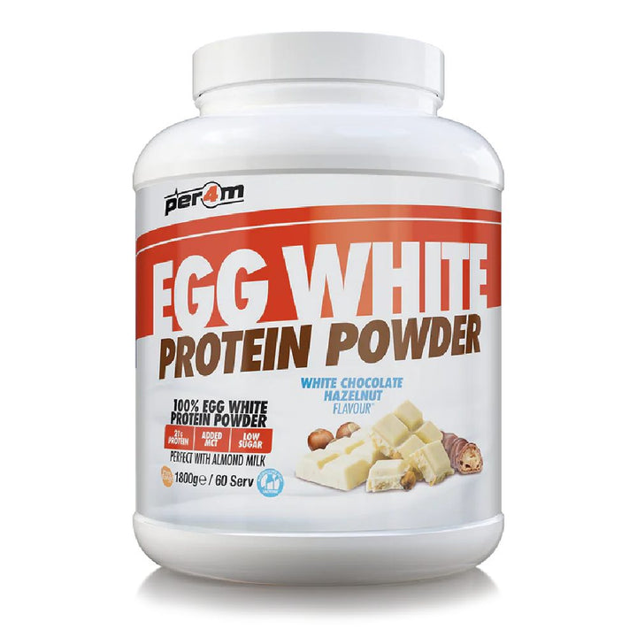 Egg White Protein Powder, pudra, 1800g, Per4m, Proteine din ou