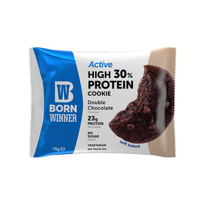 Alte alimente Biscuiti proteici Active 75g, Born Winner Double Chocolate 1