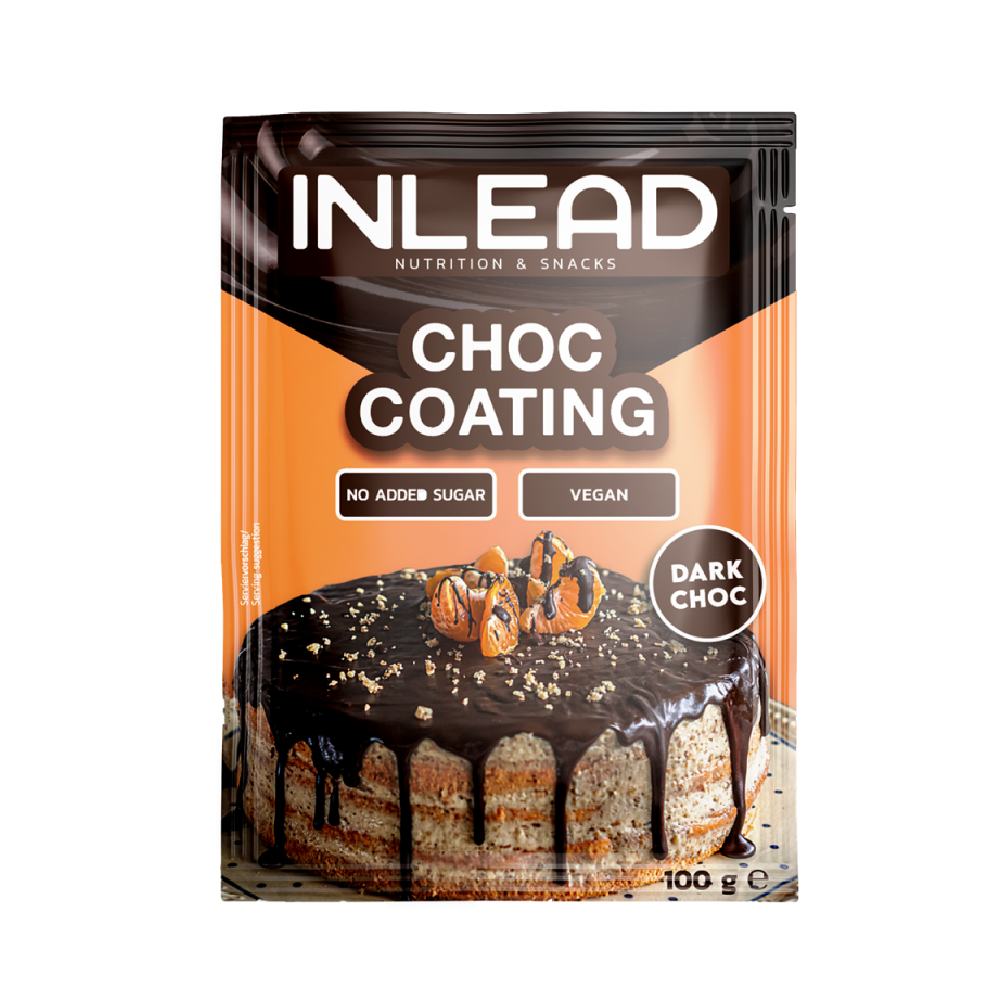 Inlead | Glazura de ciocolata, pudra, 100g, Inlead, Fara zahar adaugat 0