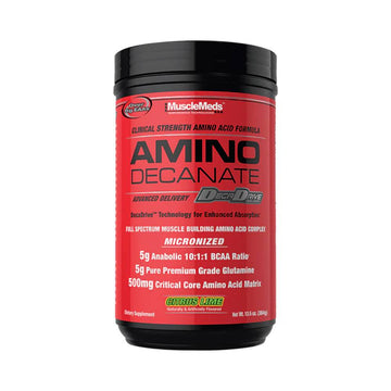 Complex de aminoacizi | Amino Decanate, pudra, 384g, Musclemeds, Complex de aminoacizi pentru recuperare 0