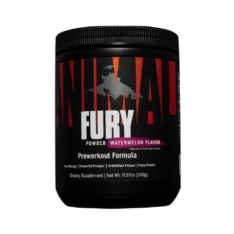 Pre - workout Animal Fury, pudra, 330g, Universal, Supliment alimentar pre - workout cu cofeina 1