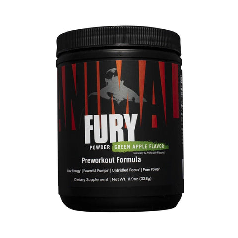 Pre - workout Animal Fury, pudra, 330g, Universal, Supliment alimentar pre - workout cu cofeina 2