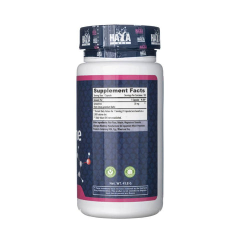 Arzatoare de grasimi | Sinefrina 20mg, 100 capsule, Haya Labs, Supliment alimentar slabire 1