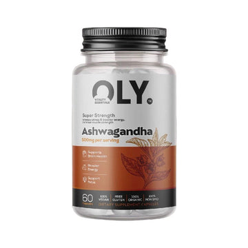 Suplimente sanatate Ashwagandha 500mg 60 capsule vegane, OLY, Supliment alimentar pentru sanatate 1