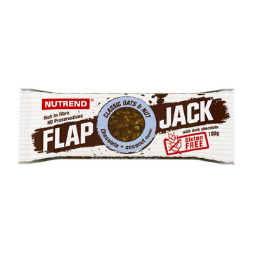 Batoane proteice | Flap Jack 100g, Nutrend, Baton fara gluten 0