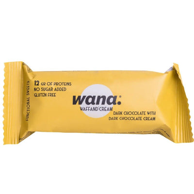 Batoane Waffand Cream, 43g, Wana, Napolitana fara adaos de zahar Cocoa with Gianduja Cream 1