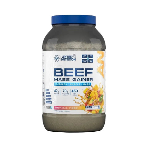 Gainer Beef Mass Gainer 3130g, pudra, Applied Nutrition, Supliment crestere masa musculara 3