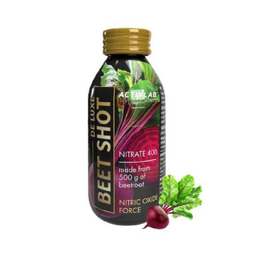 Pre-workout Beetroot Shot 80ml, lichid, Activlab, Pre-Workout cu suc de sfecla rosie 1