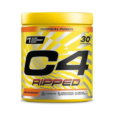 Pre-workout C4 Ripped, pudra, 180g, Cellucor, Supliment alimentar pre-workout cu cofeina 1