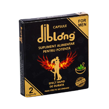 Alte alimente Capsule pentru potenta, erectie, impotriva ejacularii, 2 capsule, Diblong, supliment alimentar pentru barbati, sub forma de capsule, cu plante care sustin sanatatea sexuala si functia erectila 1